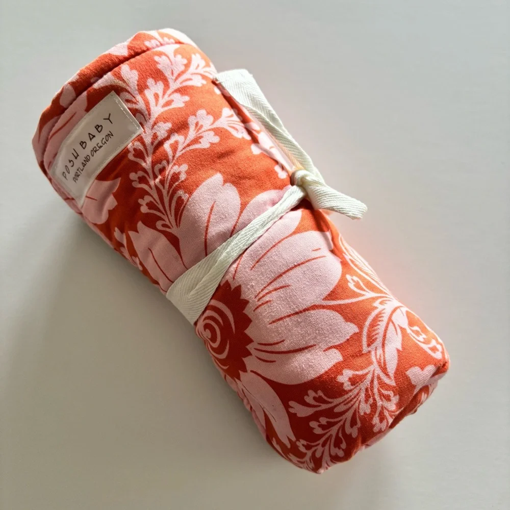 Posh Baby Portland Oregon Floral Diaper Bag Messenger + Changing Pad - Picture 8 of 8